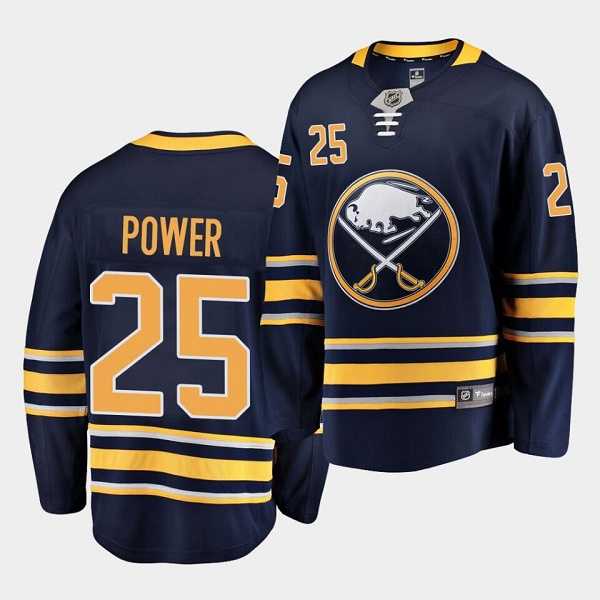 Men%27s Buffalo Sabres #25 Owen Power Navy Stitched Jersey Dzhi